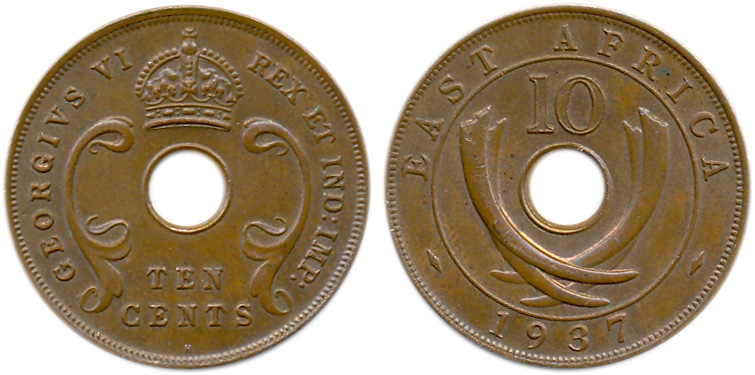 Монеты Восточной Африки
